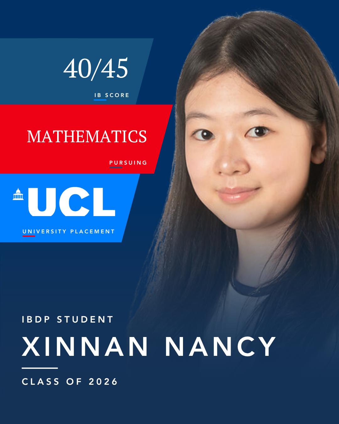 IBDP STUDENT XINNAN