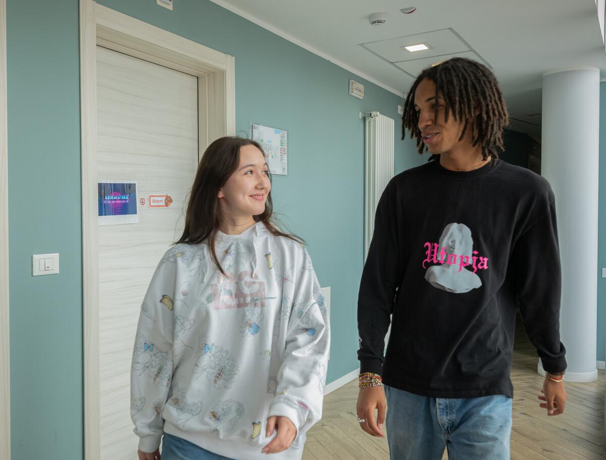 Staff of our Boarding House in Milan