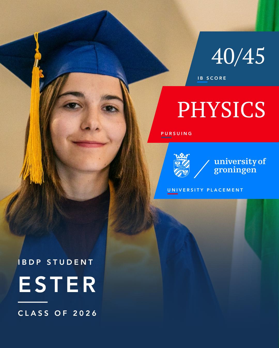 IBDP STUDENT ESTER