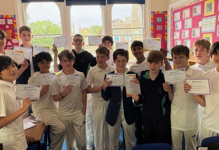 Outstanding Results in the Junior Mathematical Challenge 2025 | St ...