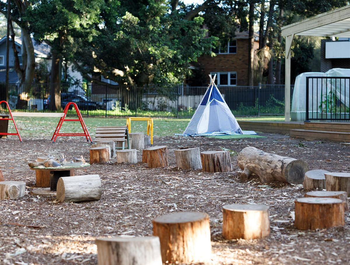 Toddler playground at Lindfield Preschool