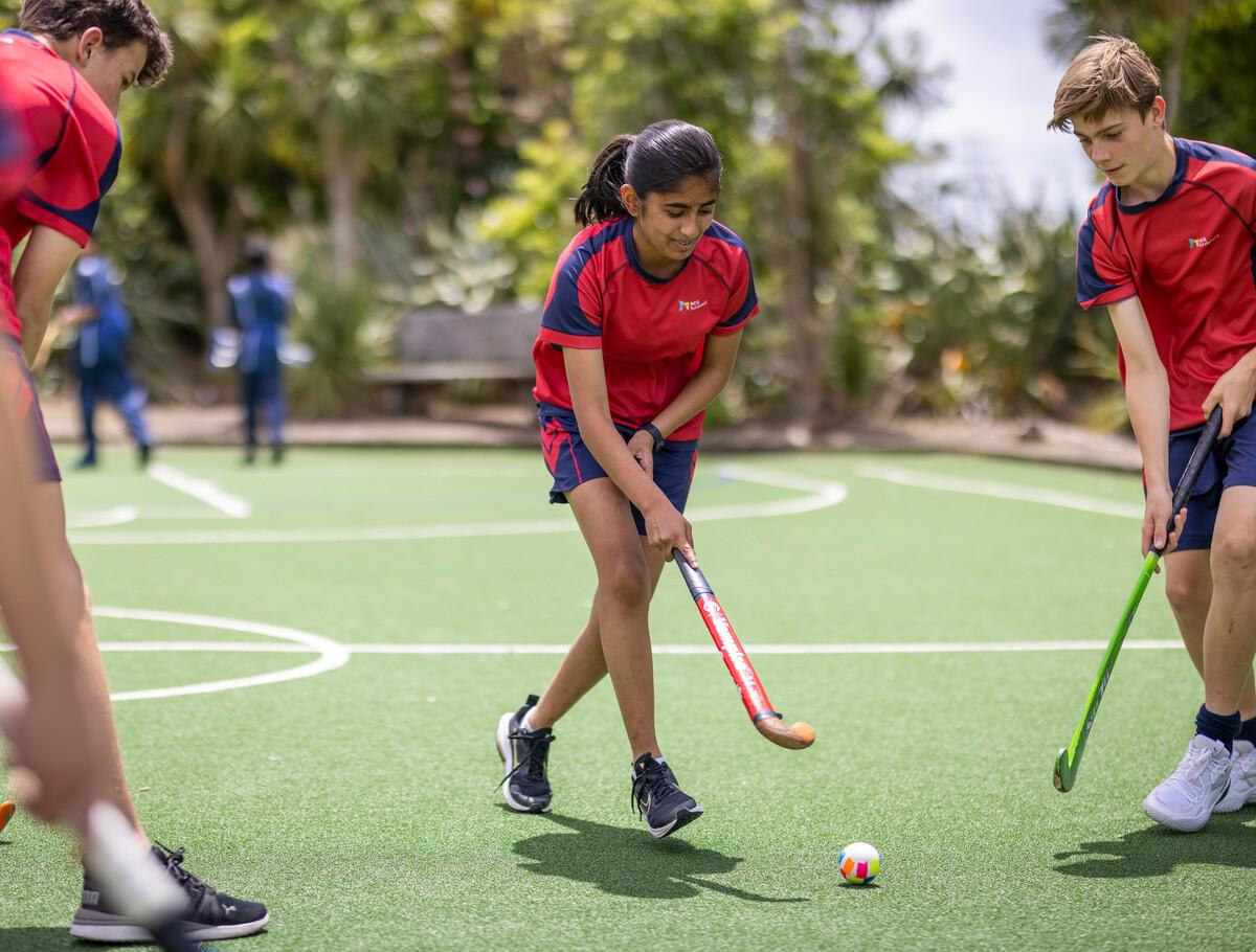 outdoor field hockey pitch
