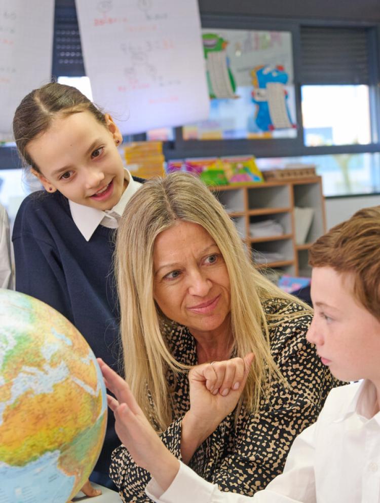 Middle School students at King's College, Alicante