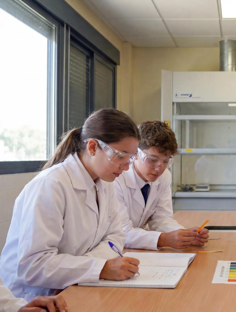 Student studying at King's College, Alicante