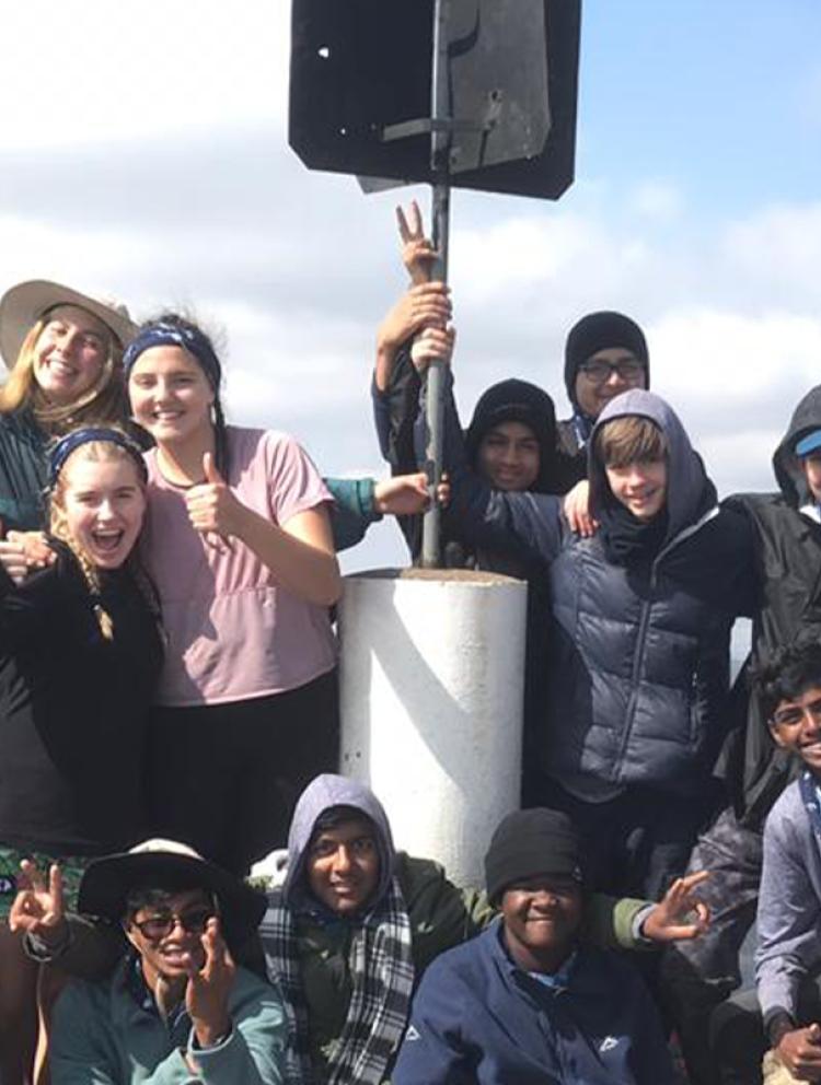 Our-School-Giving-Back-Students-Hiking