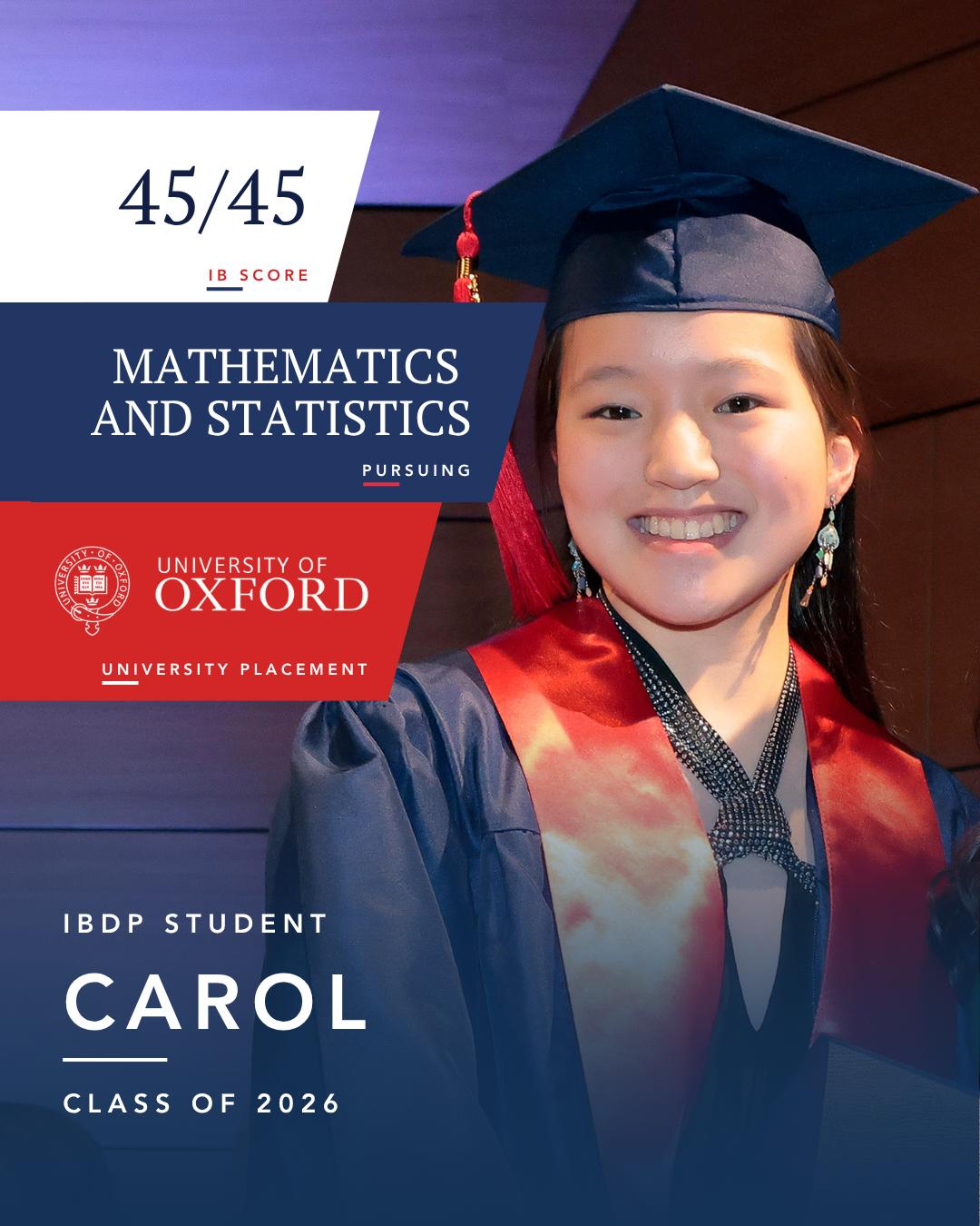 IBDP STUDENT CAROL