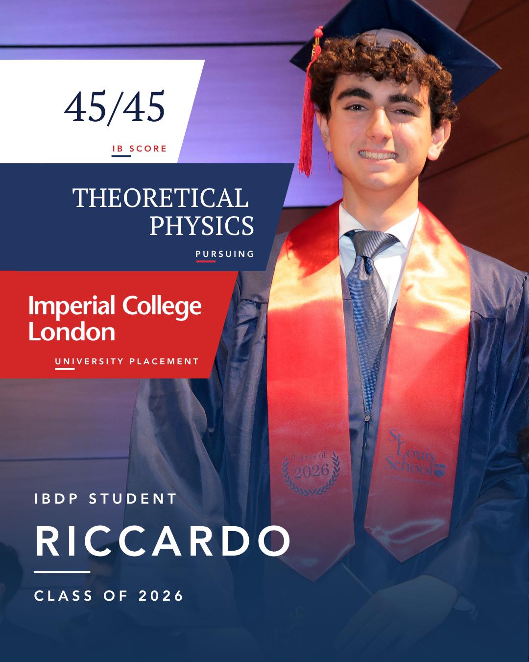 IBDP STUDENT RICCARDO