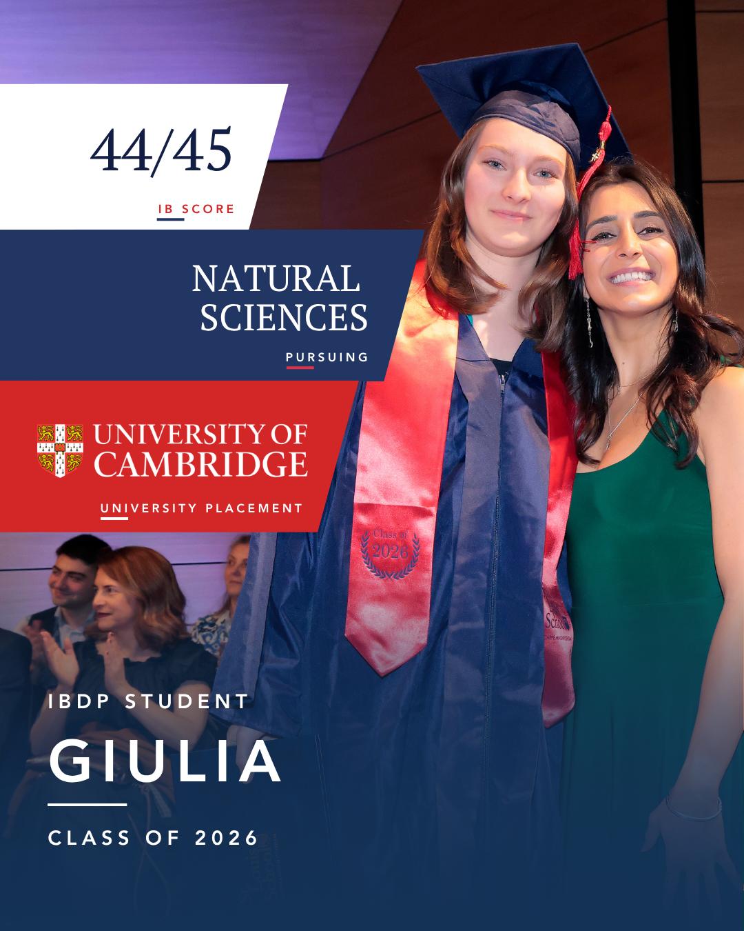 IBDP STUDENT GIULIA