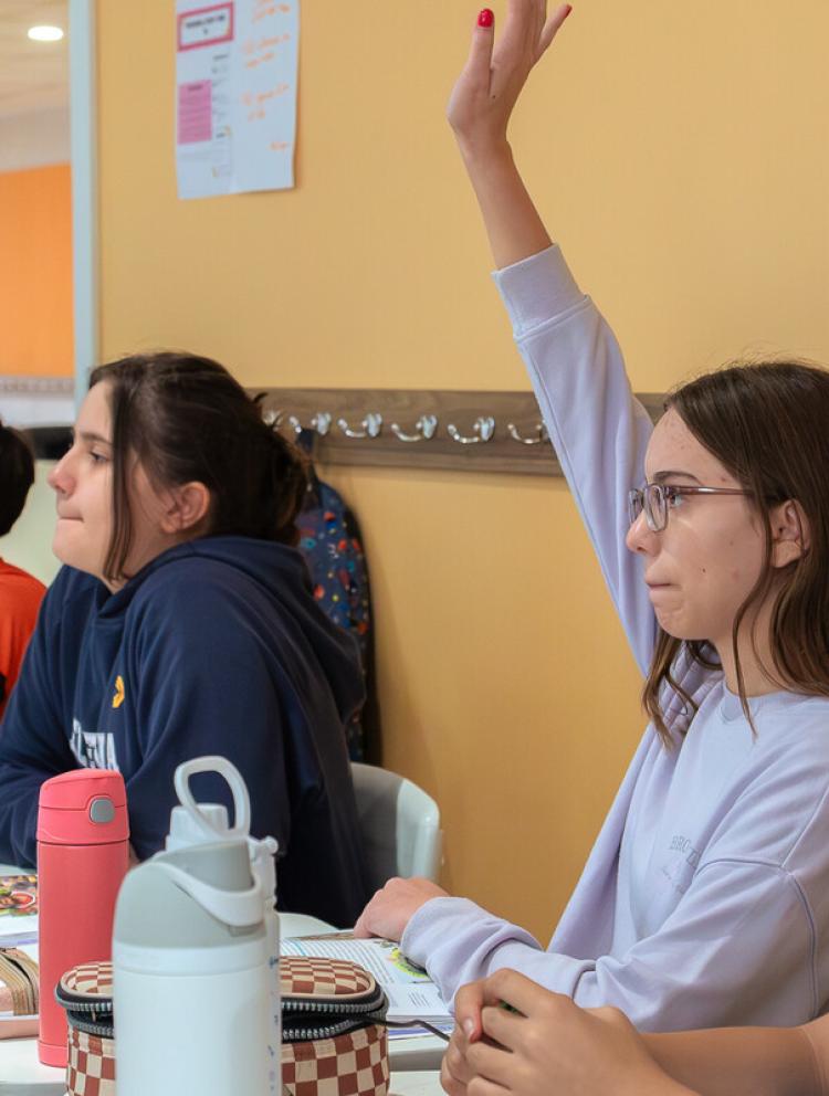 Alunos do Ensino Médio na Escola Eleva Brasília, na Asa Sul