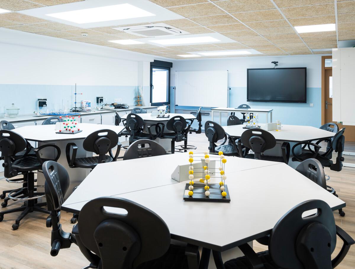 Classrooms at the best School Soto de la Moraleja