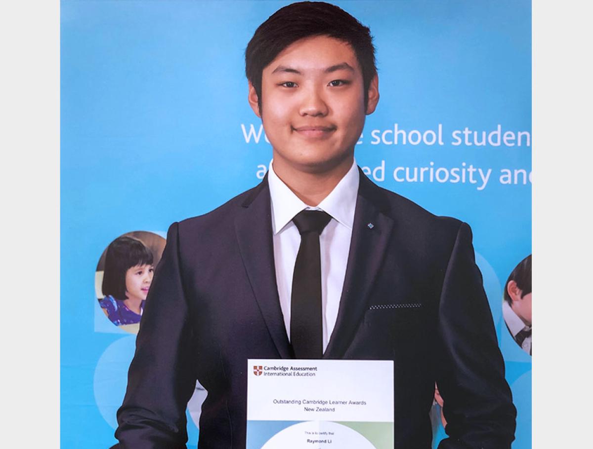 ACG Parnell College alumnus Raymond Li