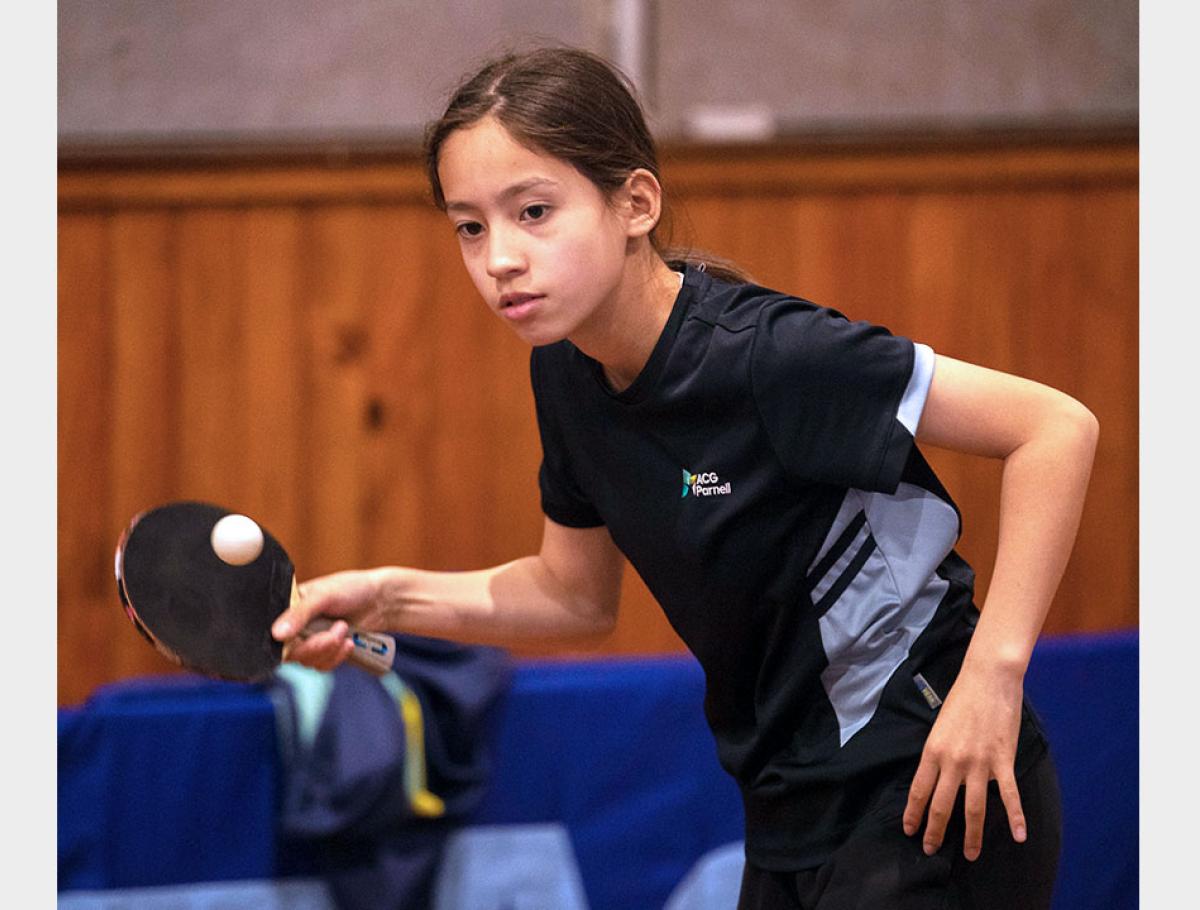 ACG Parnell table tennis star ranked number one in NZ