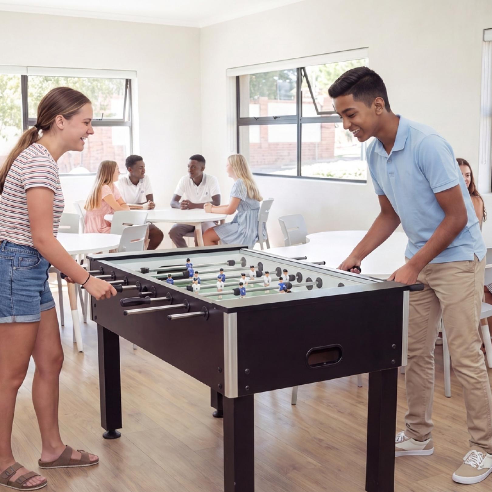 Reddford House Northcliff boarding students socialising in the common room