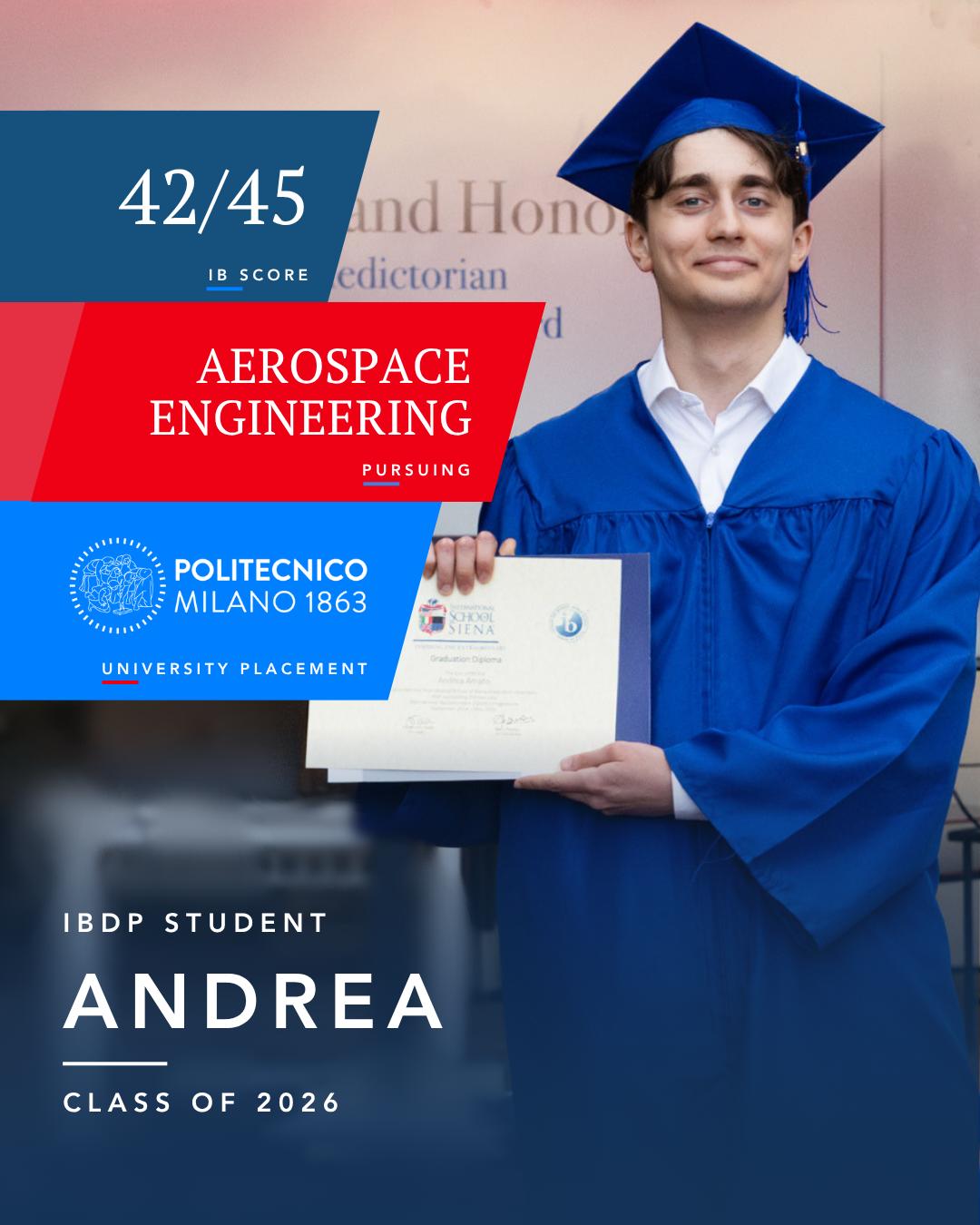 IBDP STUDENT ANDREA
