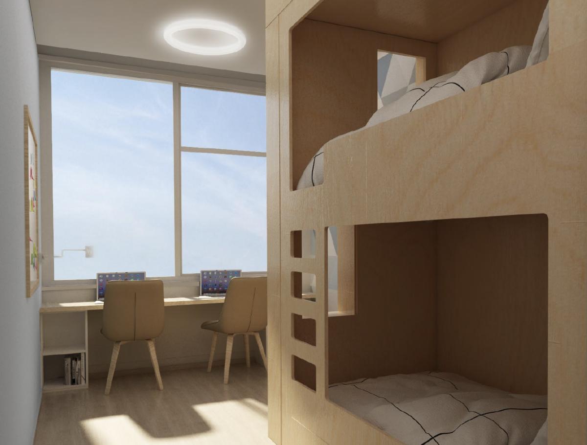 double boarding room