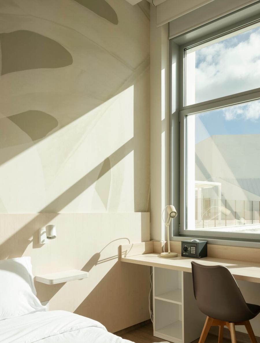 First-class campus with boarding facilities