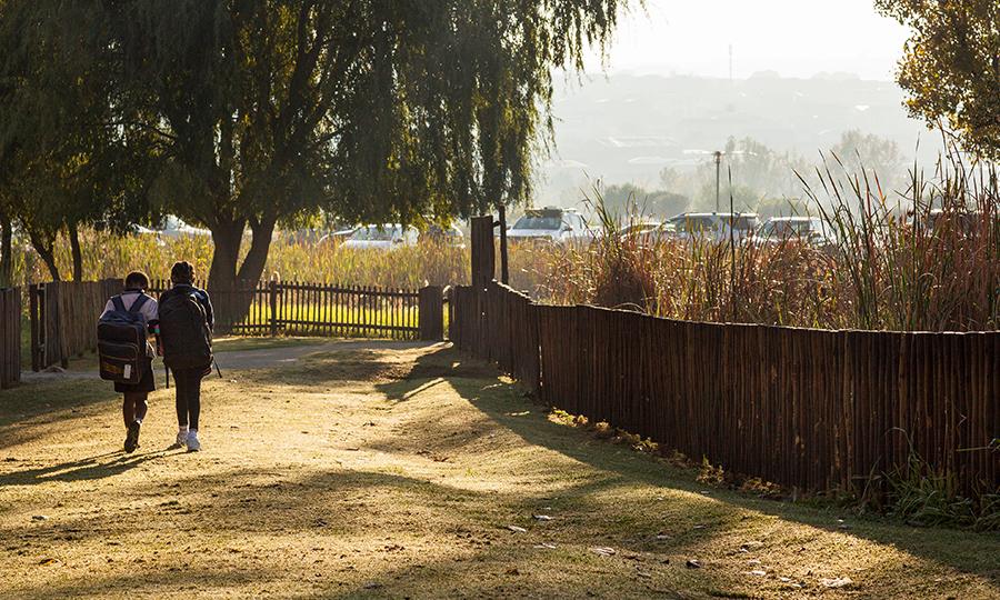 Reddam-kids-walking-field-Waterfall