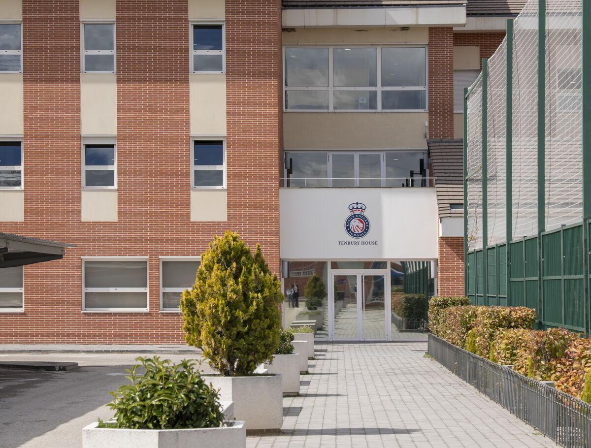 school facade