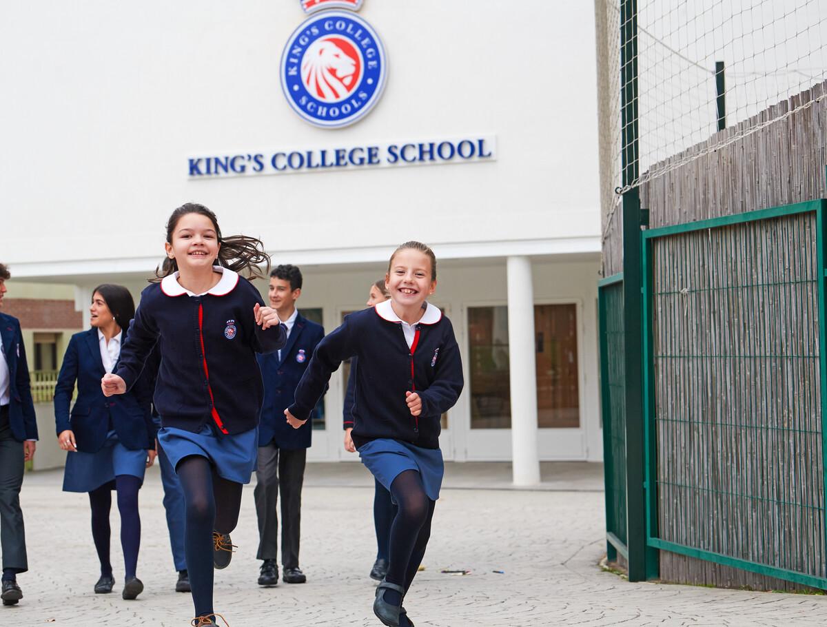 Soto junior students wearing school uniform