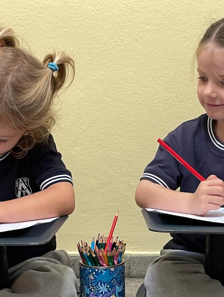 two_students_writting