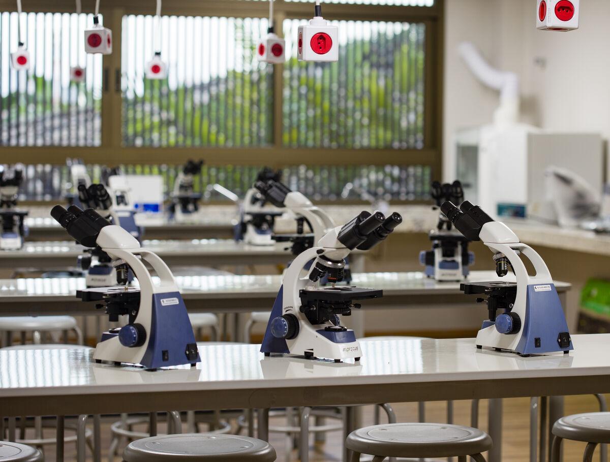 Science classes at Private School in Federacao