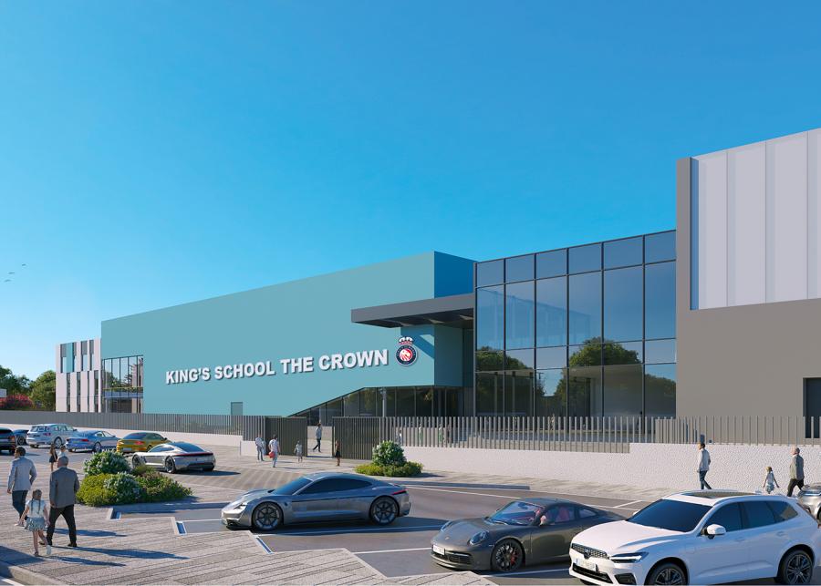 Crown-parking-entrance