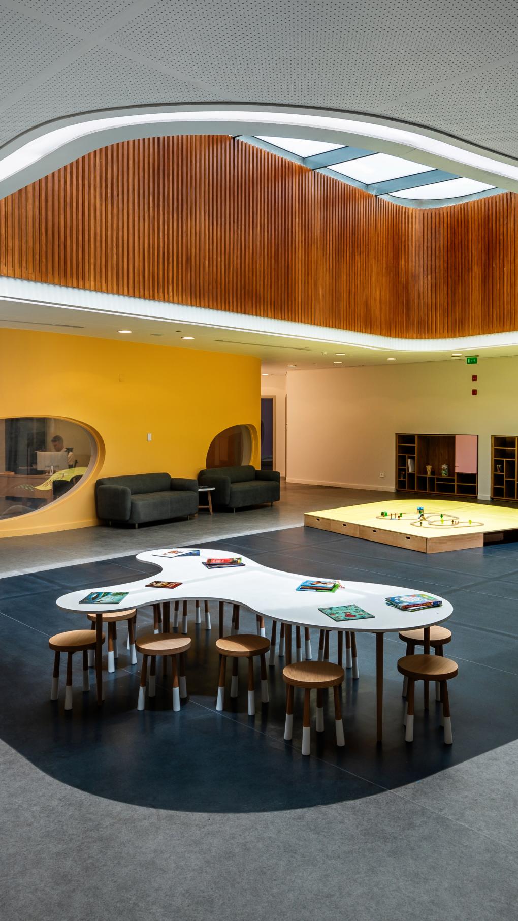 indoor equipped classrooms