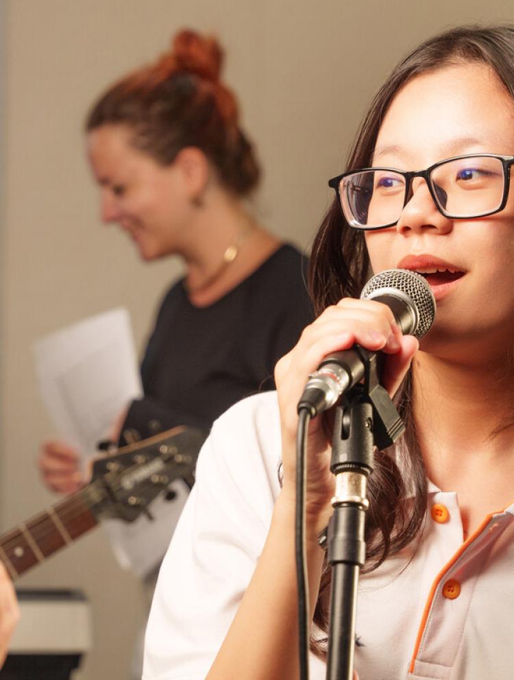 Singing in performing arts