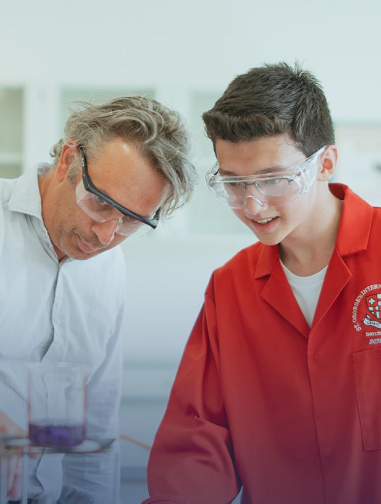 STGIS-Educational-philosophy-senior-science-students-and-teacher
