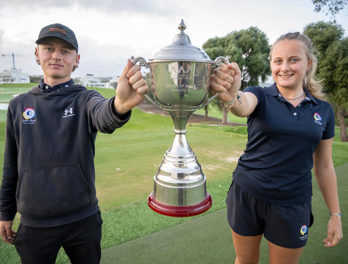 Junior Golf student-athletes