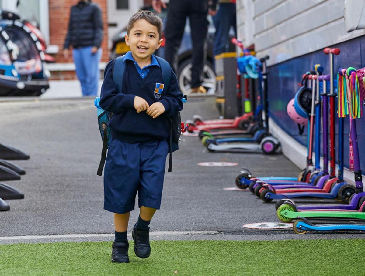 fulham kid walking
