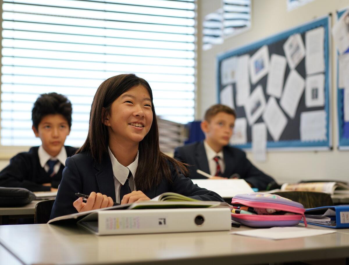 St Georges Student In Classroom