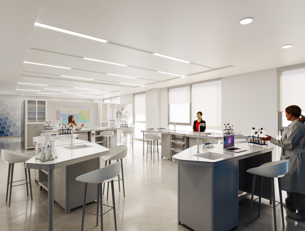 New advanced science laboratories
